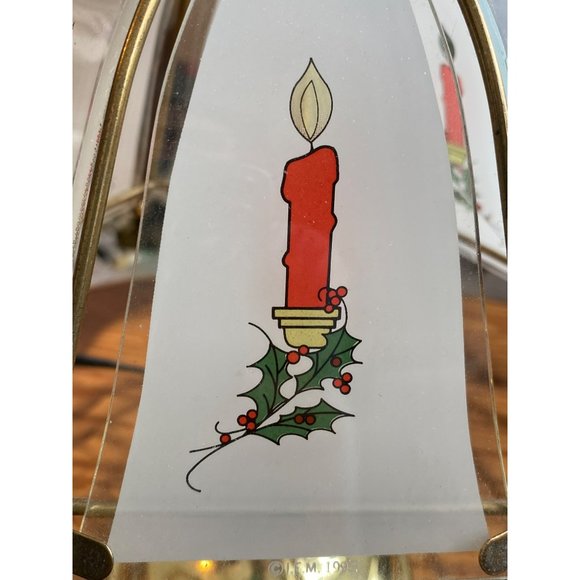 Vintage 1993 Christmas Candle Touch Lamp with Flame Candle Bulb 12" - Picture 11 of 11